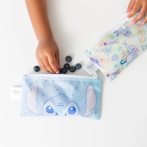 Second Chance (No Original Packaging) - Reusable Snack Bag - Small (2 pack) - Disney Stitch Star-ring Up Trouble