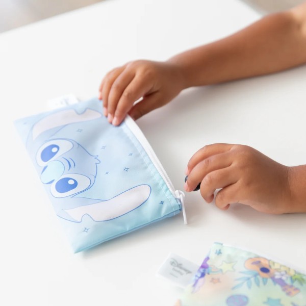 Second Chance (No Original Packaging) - Reusable Snack Bag - Small (2 pack) - Disney Stitch Star-ring Up Trouble