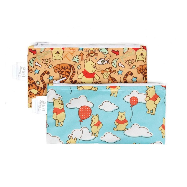 Tweede kans (zonder originele verpakking) - Herbruikbaar snackzakje - Small (2 stuks) - Disney Winnie de Poeh