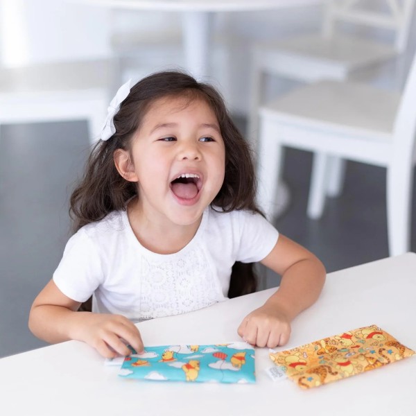 Tweede kans (zonder originele verpakking) - Herbruikbaar snackzakje - Small (2 stuks) - Disney Winnie de Poeh