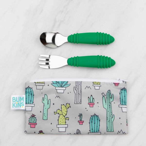 Second Chance (No Original Packaging) - Reusable Snack Bag - Small (2 pack) - Cacti & Llamas