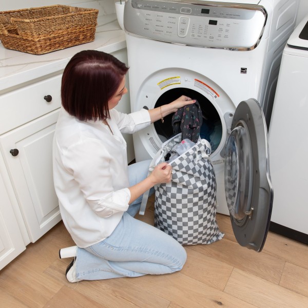 Deuxième chance (sans emballage d'origine) - Sac Imperméable Très Grand - Carreaux Gris