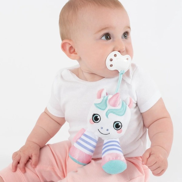 PaciPal-fopspeenhouder Knuffeldier - Eenhoorn
