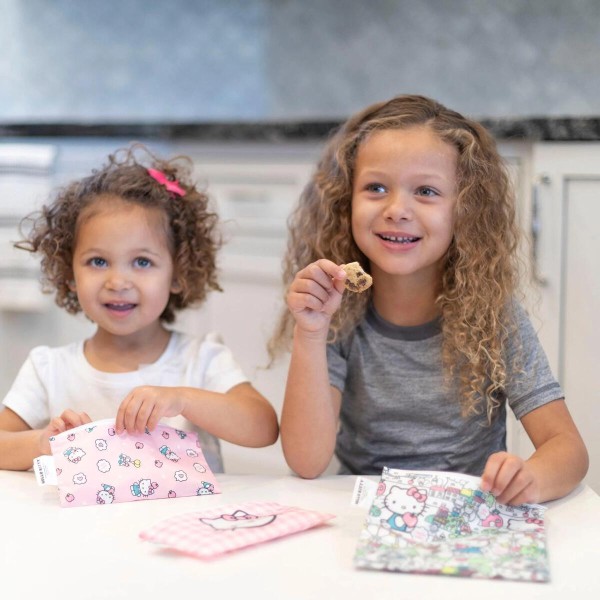 Tweede Kans (zonder originele verpakking) - Herbruikbaar Snackzakje - Large - Hello Kitty®