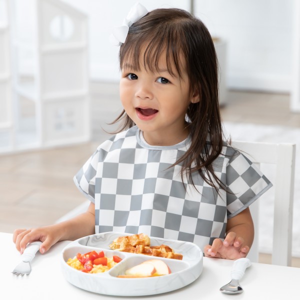 Tweede Kans (zonder originele verpakking) - Junior Slab - Grijs-Wit Geblokt