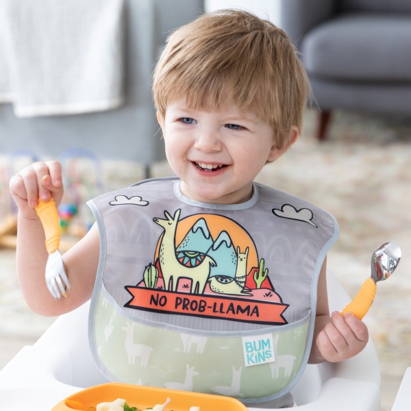 SuperBib® Babero para Bebés - No Prob-Llama