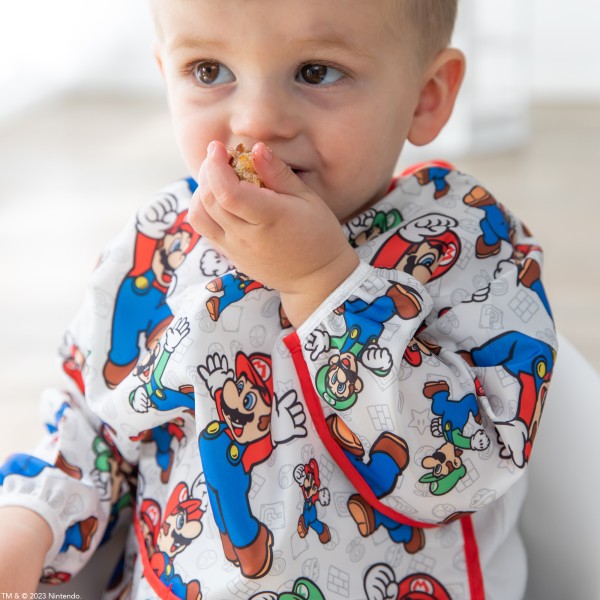 Sleeved Bib - Nintendo® Super Mario™ & Luigi