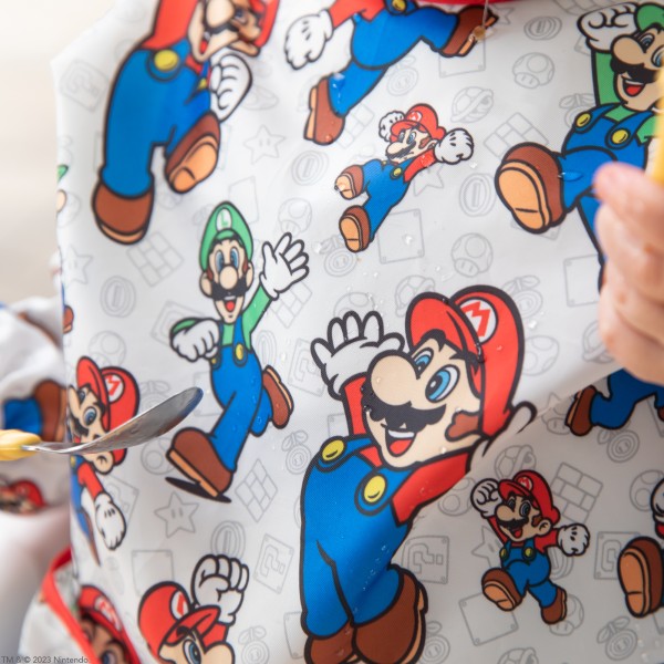 Sleeved Bib - Nintendo® Super Mario™ & Luigi