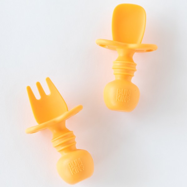 Chewtensils® Ustensiles en Silicone - Orange