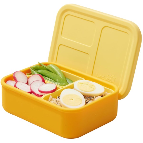 Medium Build-a-Bento - platinum siliconen bento box - Zand