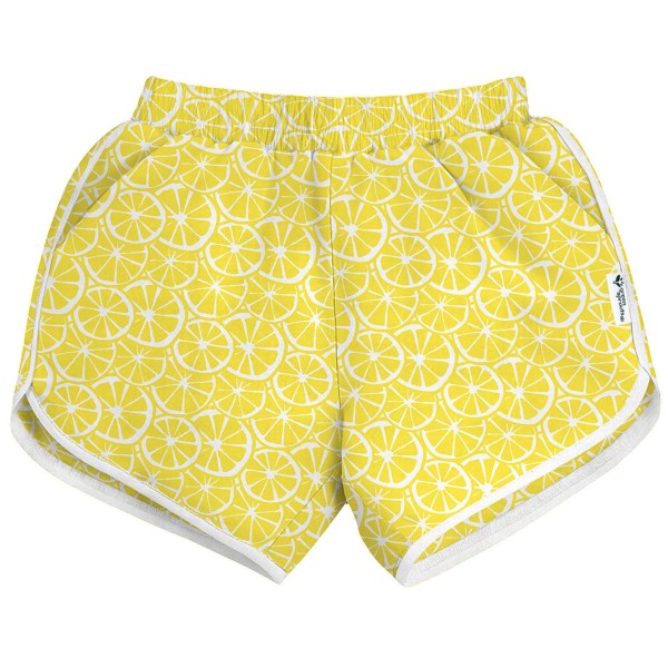 Board Shorts with Built-in Swim Diaper - Safety Yellow Lemon Lime