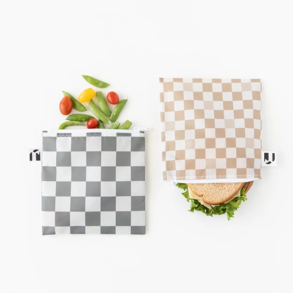 Herbruikbaar Snackzakje - Large (2 stuks) - Double Check