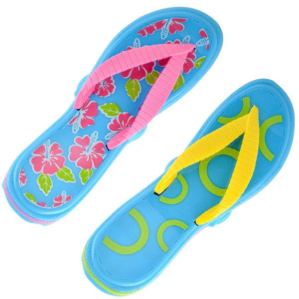 Boca Clips® - Slippers Hibiscus