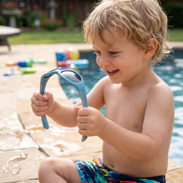 Fit - kids sunglasses - Cendre Blue Grey