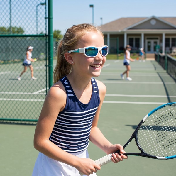 Sport - Kids Sunglasses - White Ice Blue