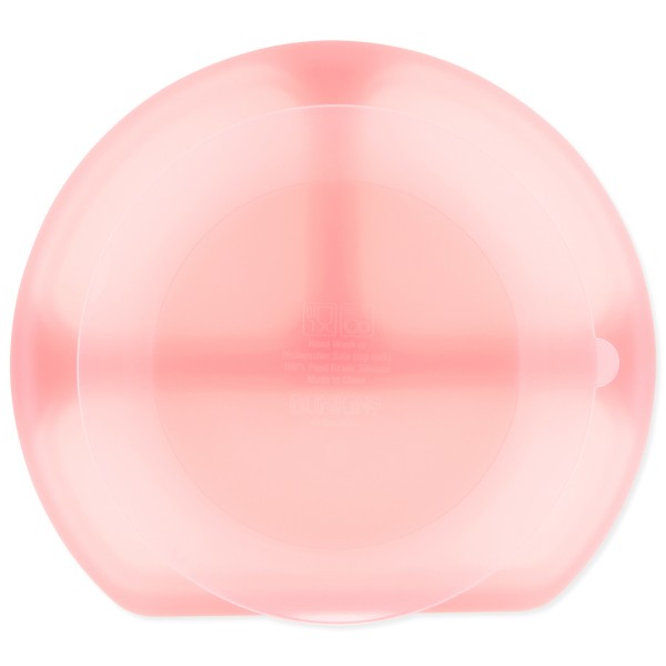 Plat à Ventouse en Silicone (3 compartiments) - Rose Jelly