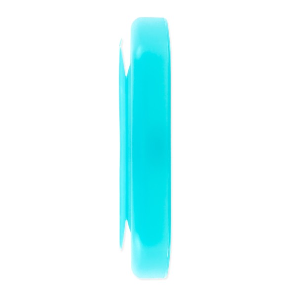 Siliconen Vakjesbord met Zuignap (3 vaks) - Blauw Jelly