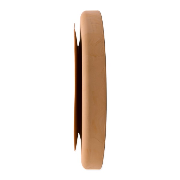 Silicone Grip Dish (3 section) - Wood Grain