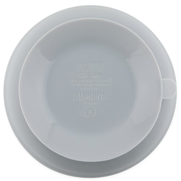 Silicone Grip Bowl - Grey