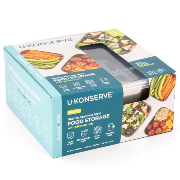 Square Nesting Trio (Lot de 3) - Transparent