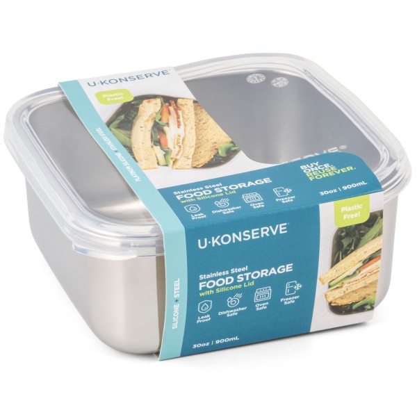 Square Medium (30oz / 900ml) - Clear
