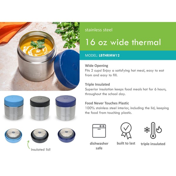 Wide Thermal (470ml) - Turquesa