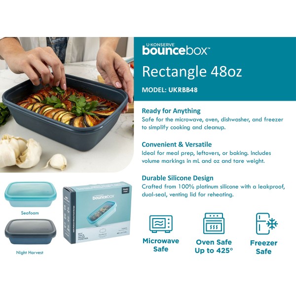 BounceBox Rectangle  (48oz / 1420ml) - Meerschaum