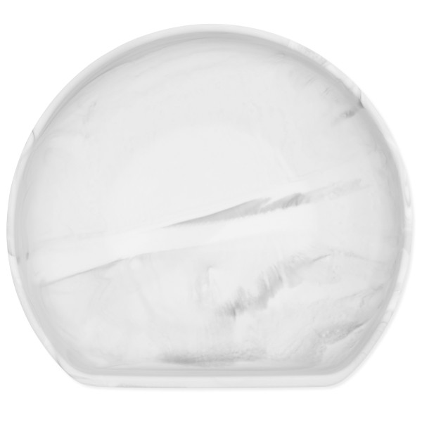 Assiette Antidérapante en Silicone - Marbre