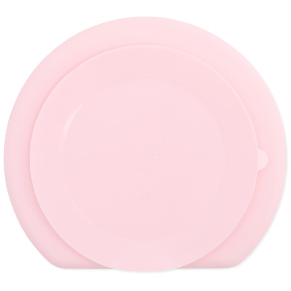 Assiette Antidérapante en Silicone - Rose