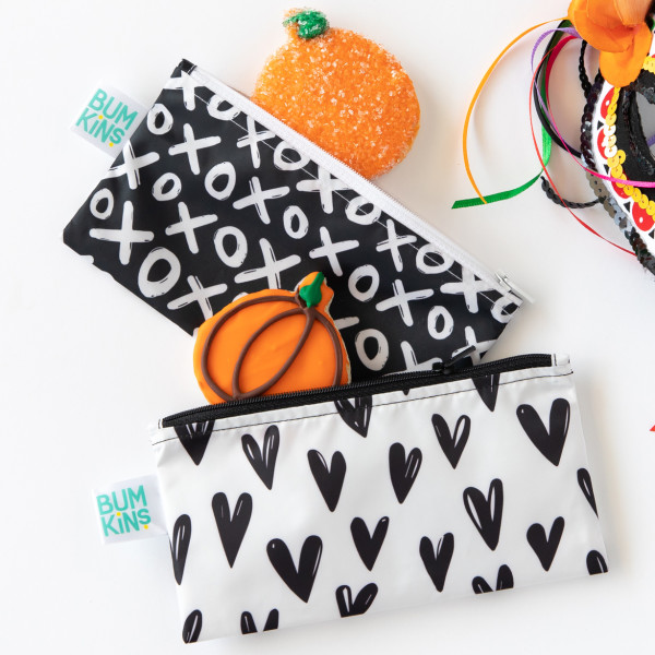 Reusable Snack Bag - Small (2 pack) - XOXO & Hearts