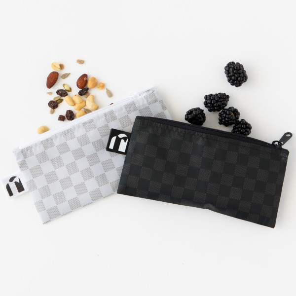 Reusable Snack Bag - Small (2 pack) - Rich Black & Boujee