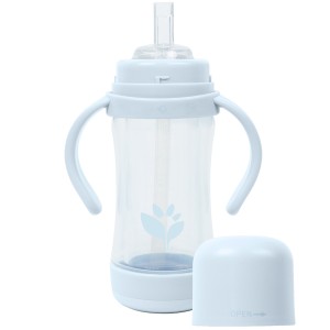 Glass & Sprout Ware® Sip & Straw Cup (147ml) - Light Blueberry