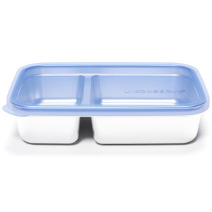 Rechthoekige Voedselcontainer - 2 vaks