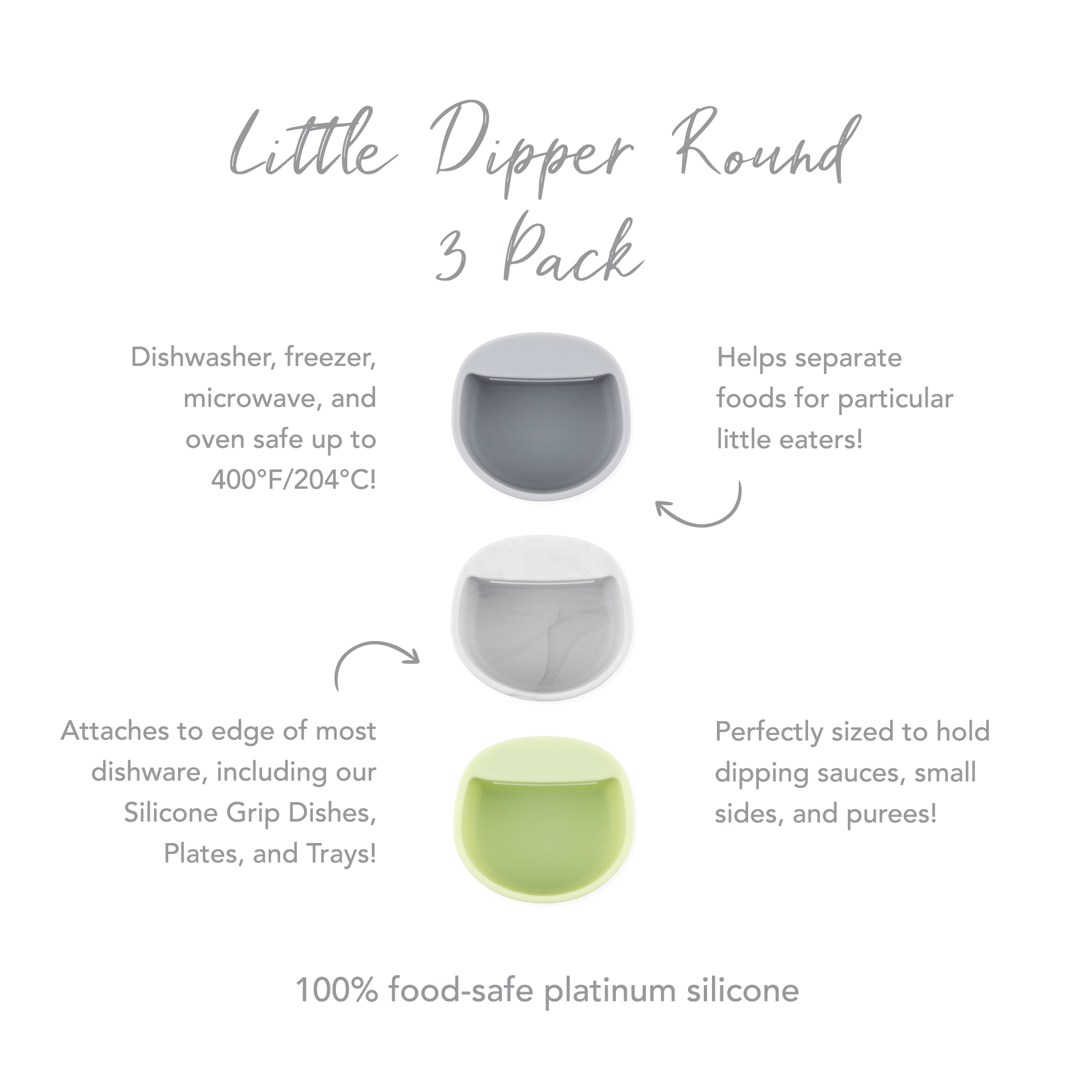 Silicone Little Dippers (3 pack) - Taffy
