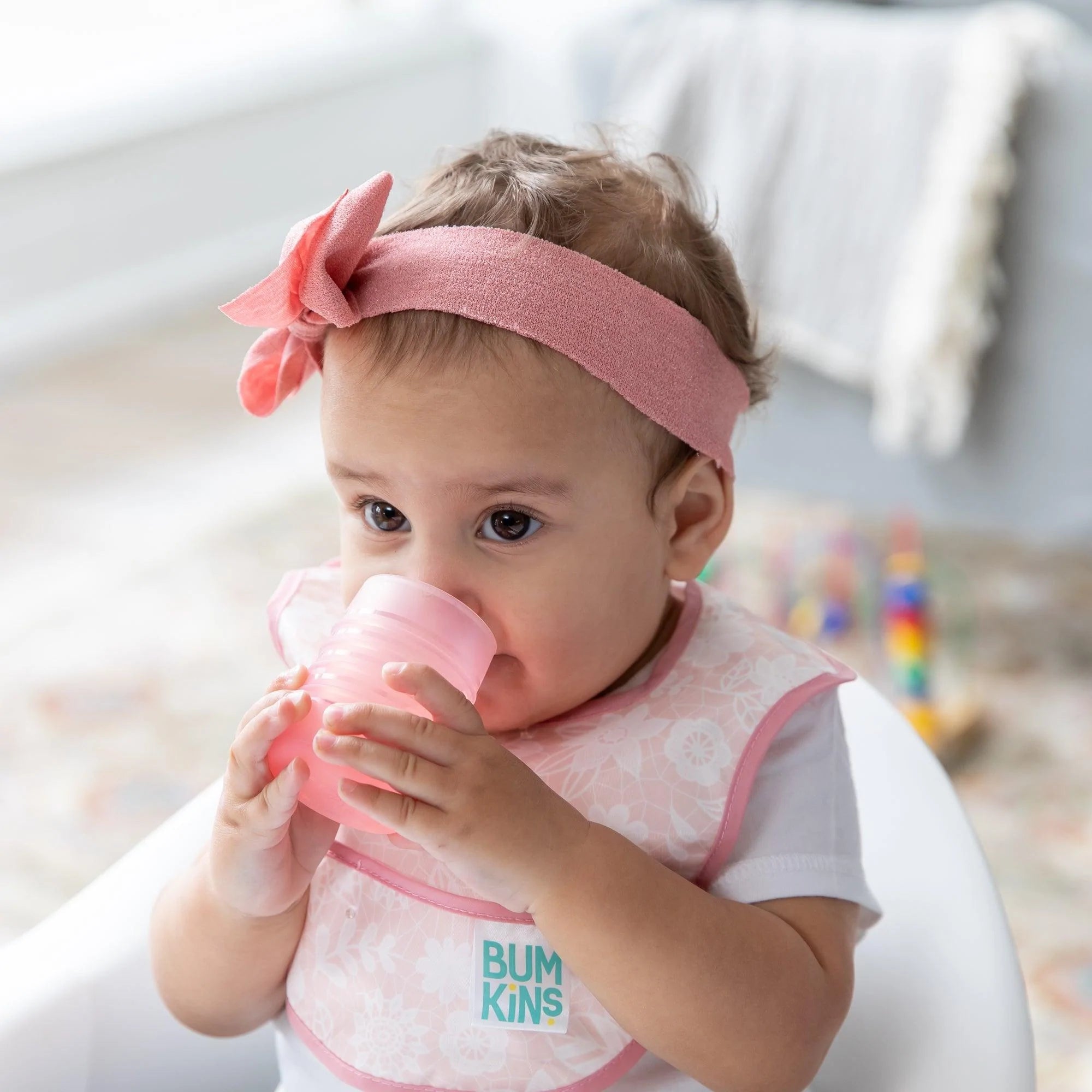 Siliconen startbeker - Roze Jelly