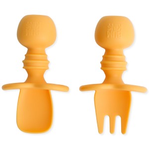 Chewtensils® Cubiertos de silicona - Naranja