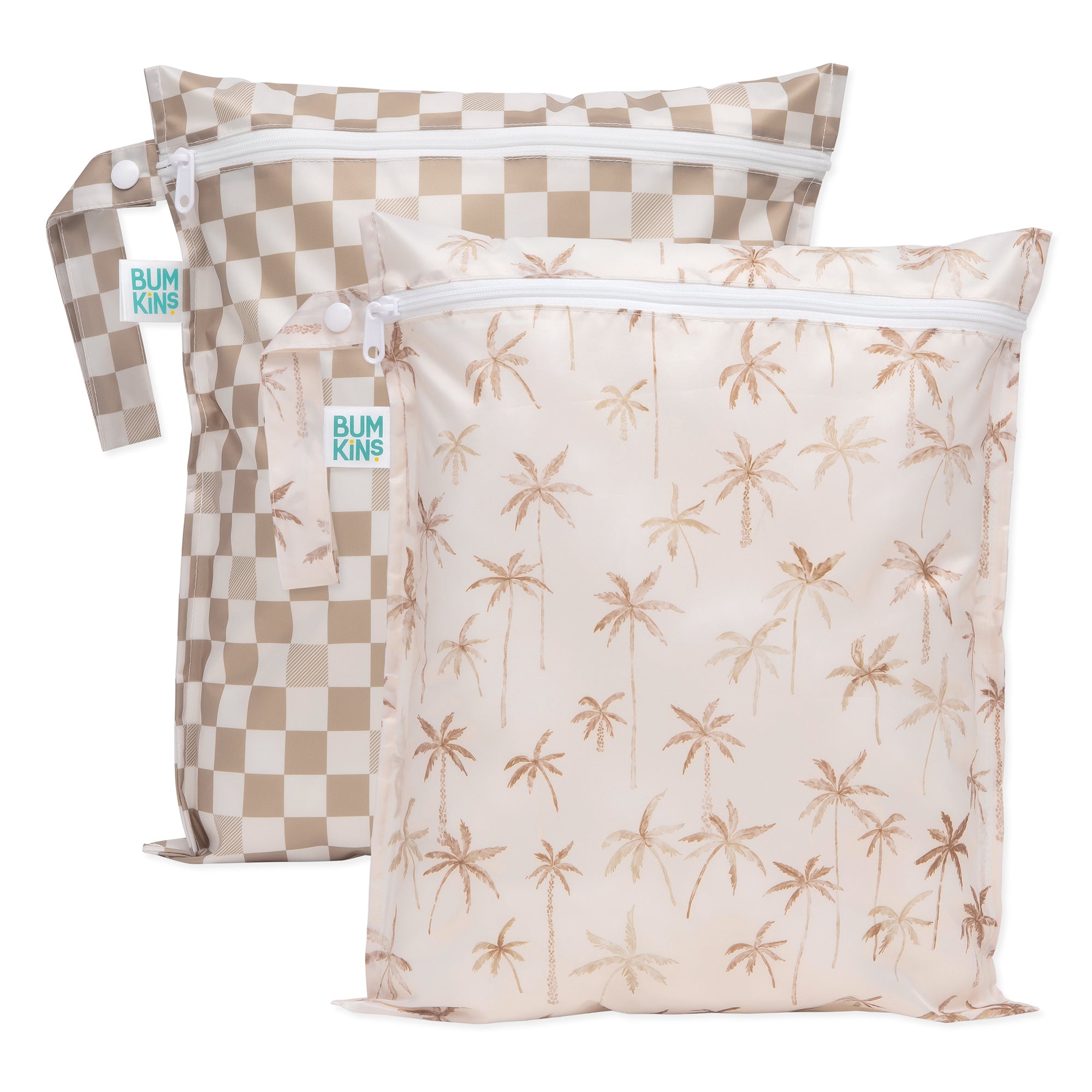 Sac imperméable (2 paquet) - Palm Daze & Sand Check