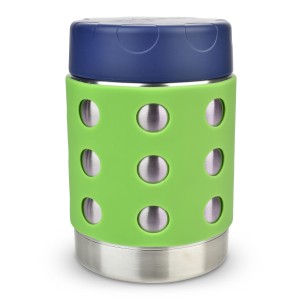 Thermal Dots - isolierte Edelstahl-Lebensmittelthermoskanne (350ml) - Grün