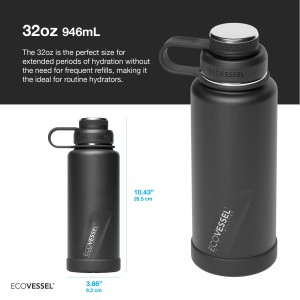 The Boulder - TriMax® Insulated Bottle - 946ml - Nightfall Navy