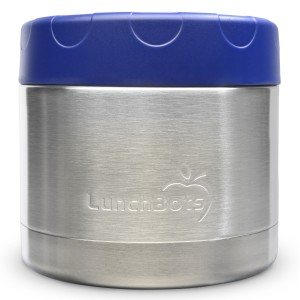 Wide Thermal - triple-insulated stainless steel food thermos (350ml) - Navy