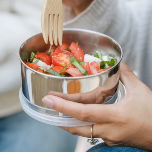 Round Food Storage Container - Large 16oz / 475ml - Transparente