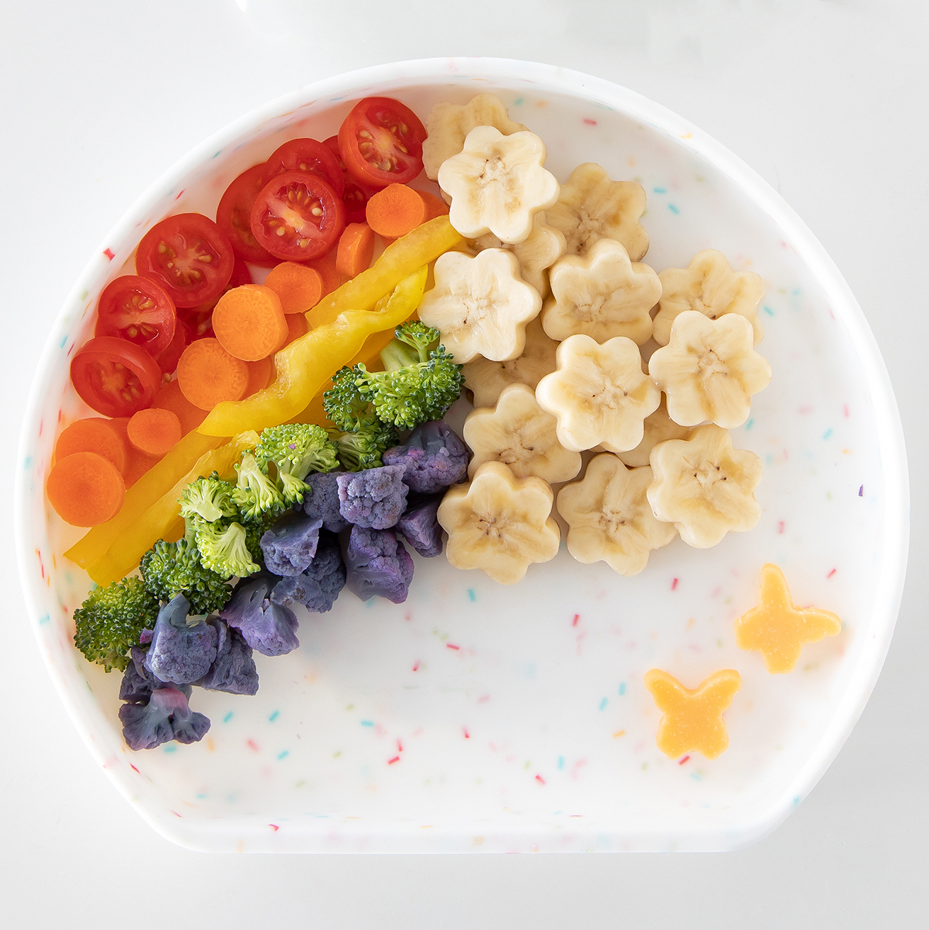 Assiette Antidérapante en Silicone - Poudre vanillée