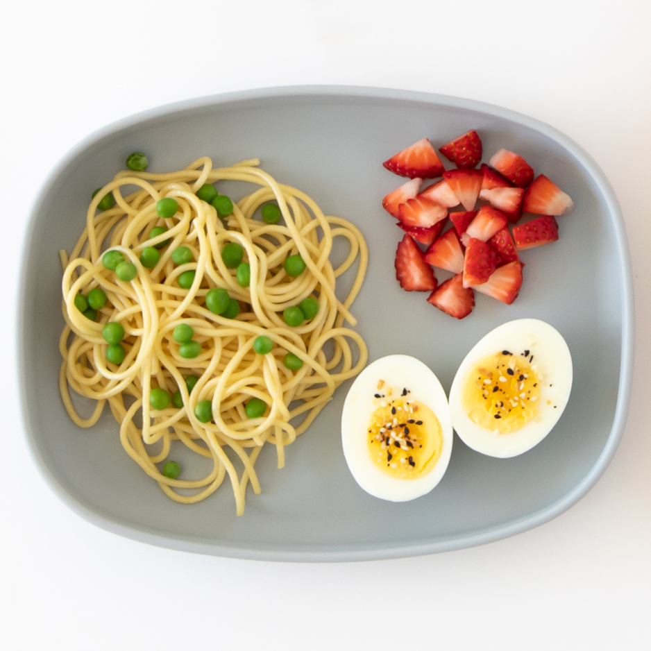 Siliconen Tray Bord met Zuignap - Grijs