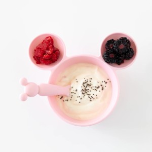 Silicone First Feeding Set - Disney Minnie Mouse - Light Pink