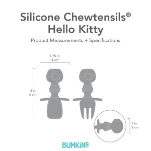 Zweite Chance (ohne Originalverpackung) - Chewtensils® aus Silikon - Hello Kitty®