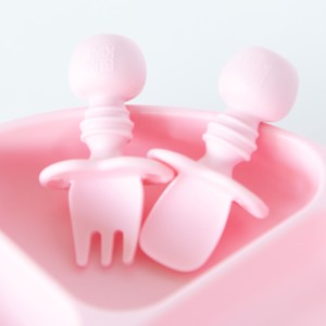 Deuxième Chance (sans emballage d'origine) - Chewtensils® Ustensiles en Silicone - Rose