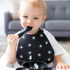 Second Chance (No Original Packaging) - Silicone Bib - 6-24 months - Disney Mickey Mouse - Faces