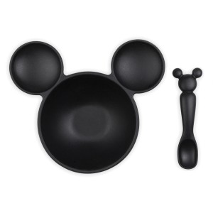 Second Chance (No Original Packaging) - Silicone First Feeding Set - Disney Mickey Mouse - Classic Black