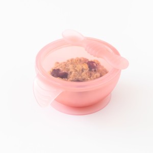 Second chance (no original packaging) - Silicone first feeding set - Pink Jelly