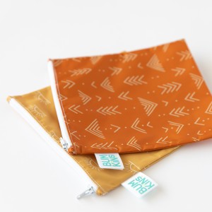 Zweite Chance (ohne Originalverpackung) - Wiederverwendbare Snackbeutel - Groß (2er-Pack) - Sunshine & Grounded